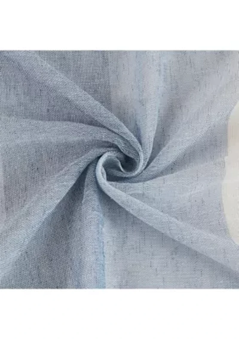 Chelsea Linen Striped Shower Curtain