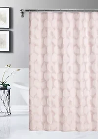 Tiles Embossed Tile Designed Shower Curtain