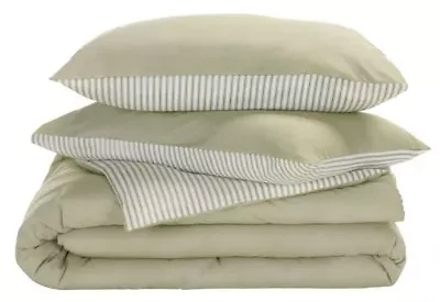 Stripe Reversible Comforter Set 3PC