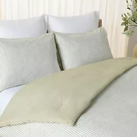 Stripe Reversible Comforter Set 3PC