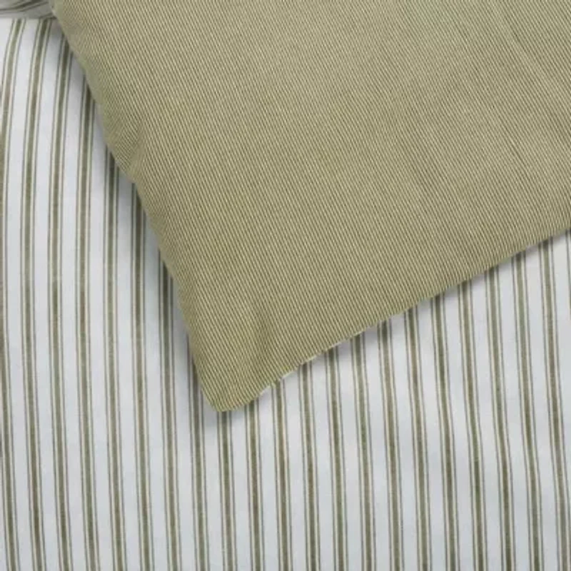 Stripe Reversible Comforter Set 3PC