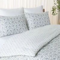 Floral Reversible Comforter Set 3PC