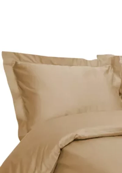 Hemstitich Solid Duvet Cover Set