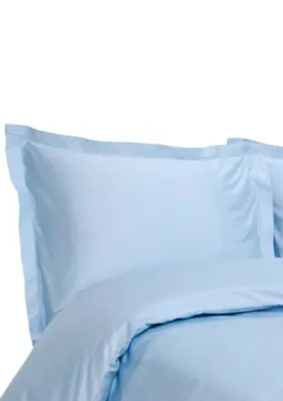 Hemstitich Solid Duvet  Cover Set