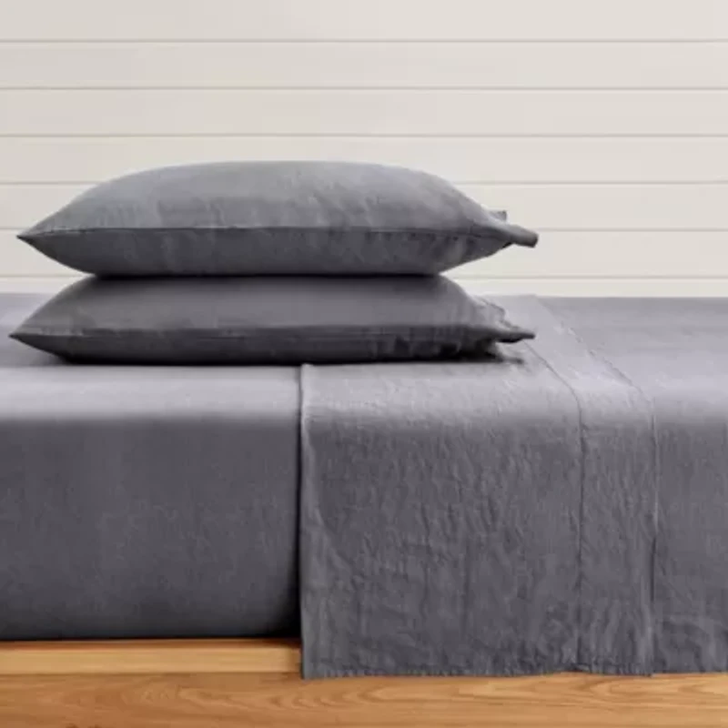 Washed Linen Sheet Set