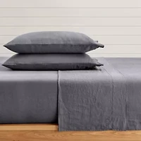 Washed Linen Sheet Set