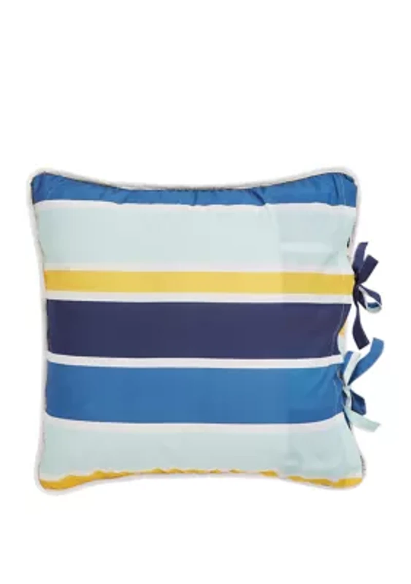 Beach Blues Throw Pillow