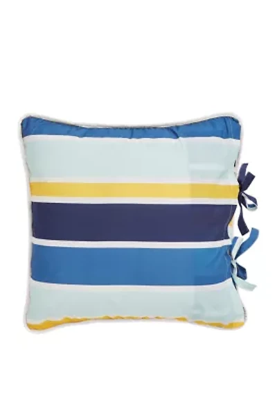 Beach Blues Throw Pillow