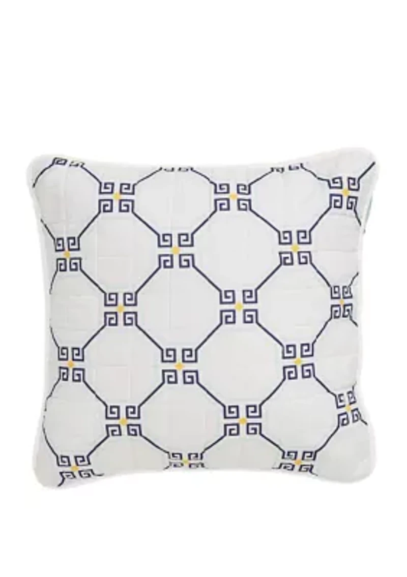 Beach Blues Throw Pillow