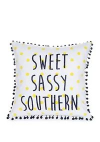 Sweet Sassy Southern Throw Pillow