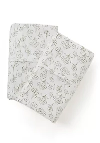 Green Floral Pillowcases