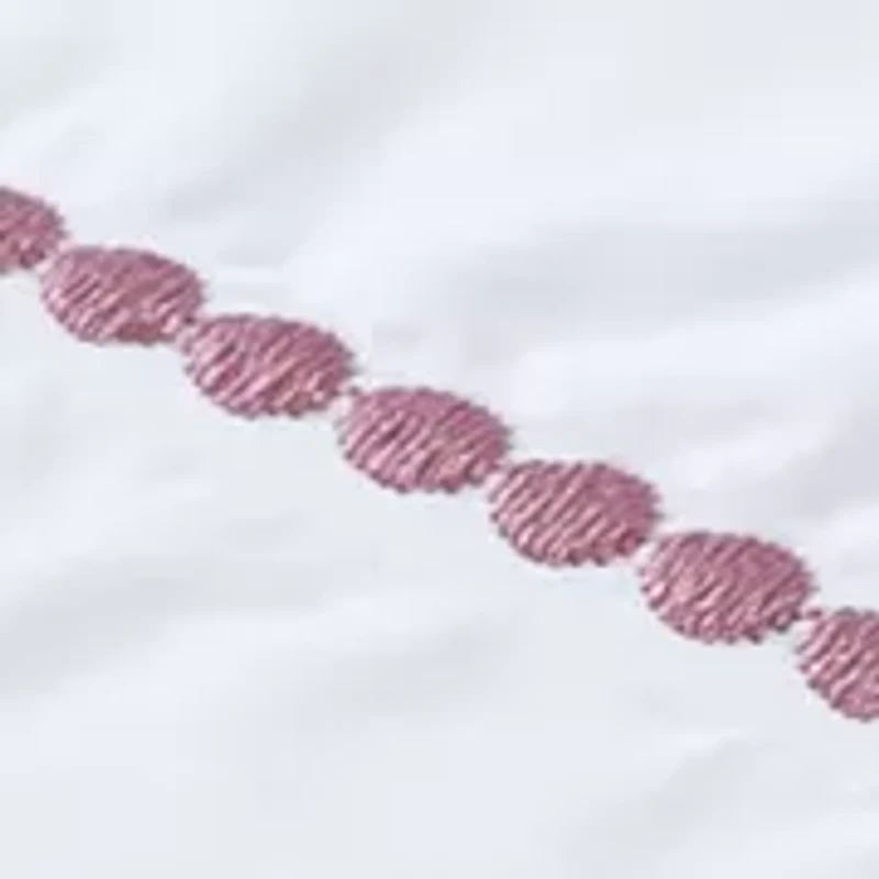 Cotton Percale Embroidered Sheet Set