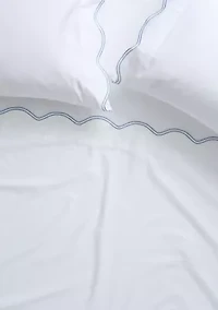 Wave Embroidered Sheet Set