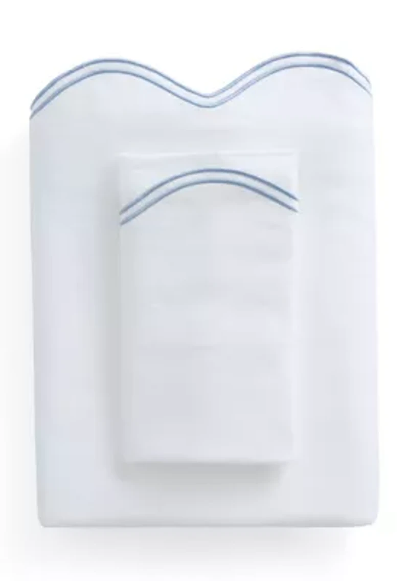 Wave Embroidered Sheet Set