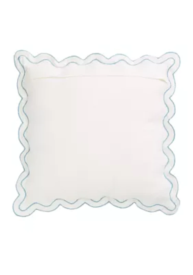 Society Social x Crown & Ivy™ The Amelia Wavy Pillow