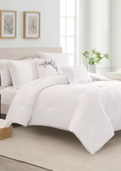 White Gemilli Comforter Set