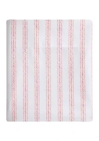 Coral Stripe Sheet Set
