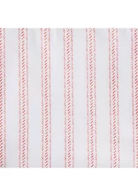 Coral Stripe Sheet Set