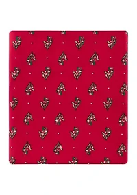 Red Poinsetta Printed Sheet Set