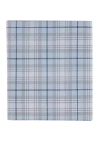 Blue Plaid Sheet Set