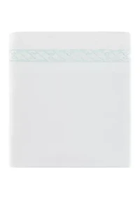 Embroidered Aqua Sheet Set