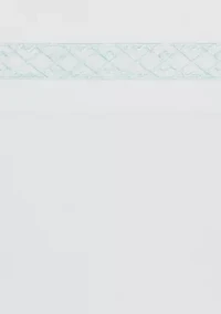 Embroidered Aqua Sheet Set