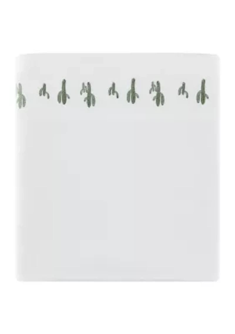 Embroidered Texas Cactus Sheet Set