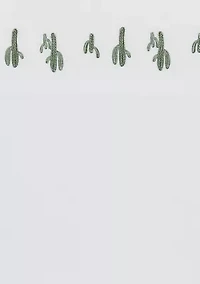 Embroidered Texas Cactus Sheet Set