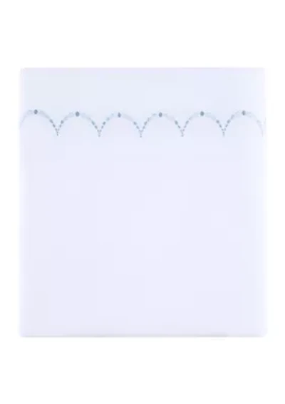 Embroidered Scalloped Sheet Set