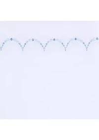 Embroidered Scalloped Sheet Set