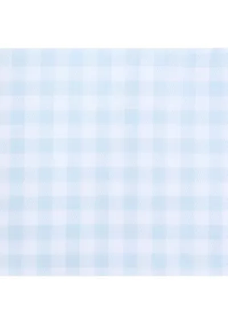 Blue Plaid Sheet Set