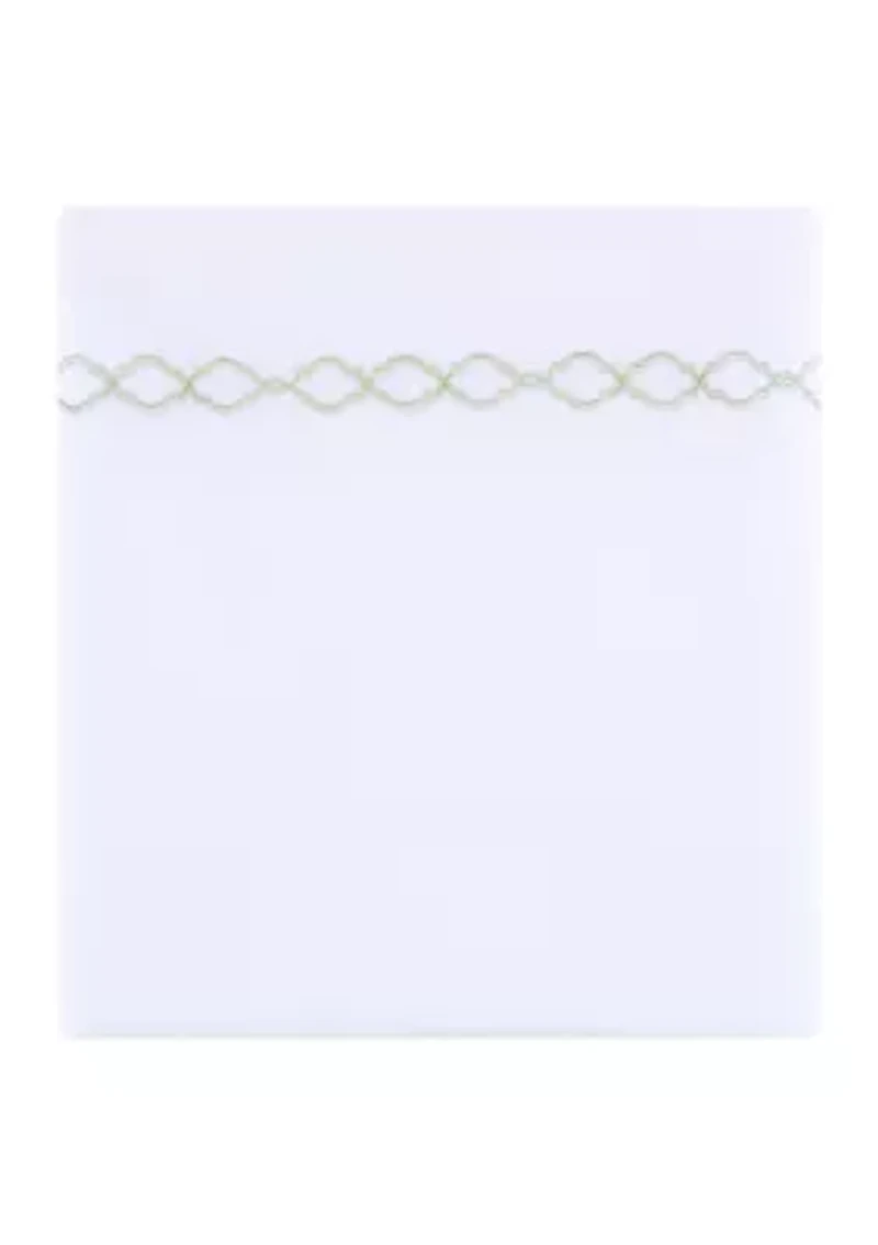 Embroidered Scroll Sheet Set