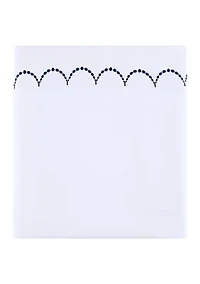 Embroidered Scalloped Sheet Set