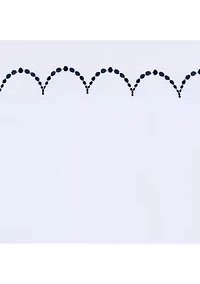 Embroidered Scalloped Sheet Set