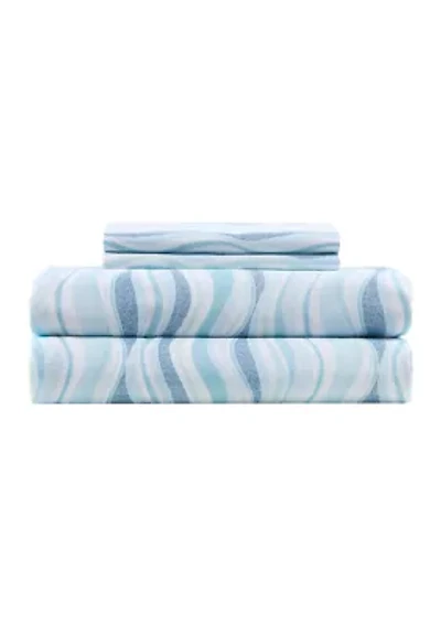 Wave Blue Sheet Set