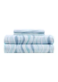 Wave Blue Sheet Set