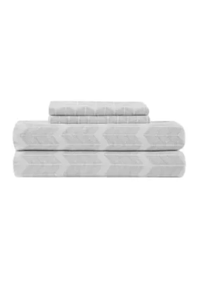 Gray Chevron Sheet Set