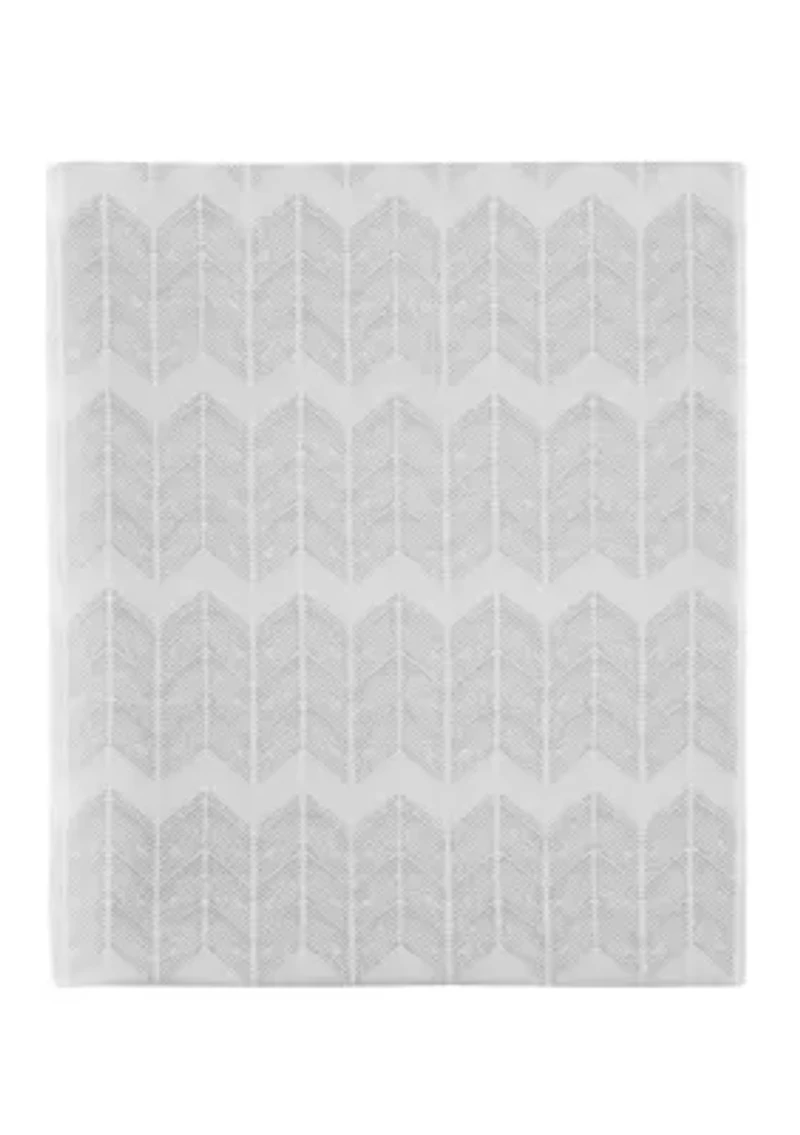 Gray Chevron Sheet Set