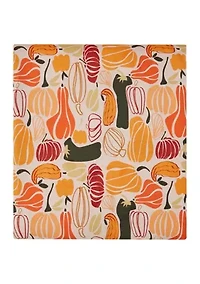 Fall Pumpkins Microfiber Sheet Set