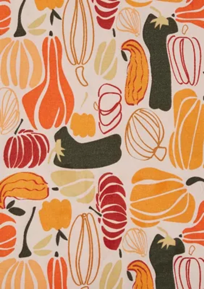 Fall Pumpkins Microfiber Sheet Set