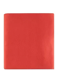 Christmas Wishes Solid Flannel Sheet Set