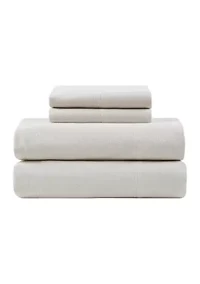 Solid Flannel Sheet Set
