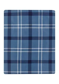 Blue Plaid Sheet Set