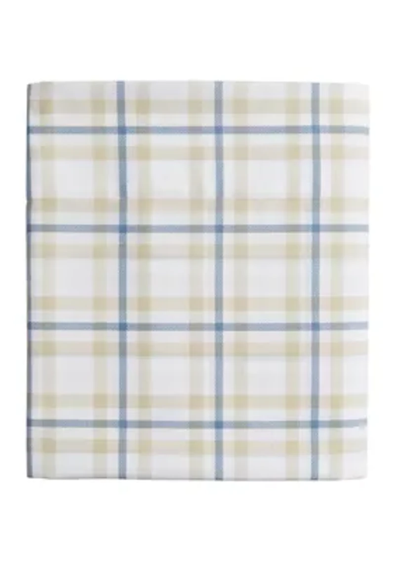 Blue Plaid Sheet Set
