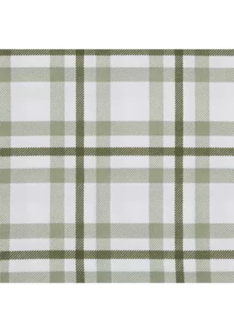 Green Plaid Sheet Set