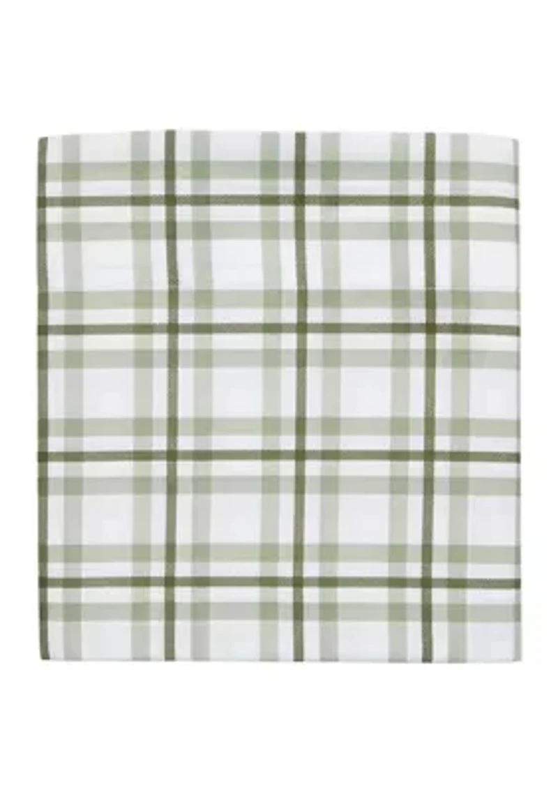 Green Plaid Sheet Set