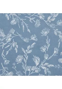 Blue Floral Sheet Set
