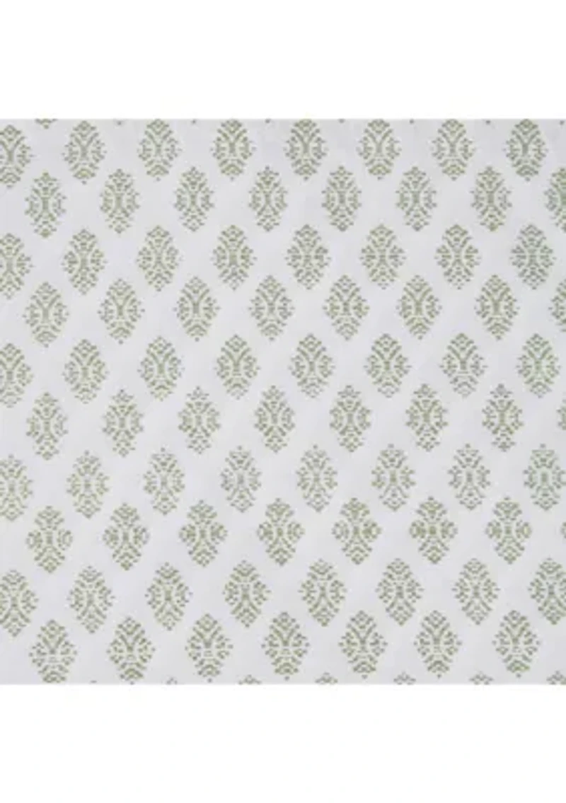 Green Geometric Sheet Set