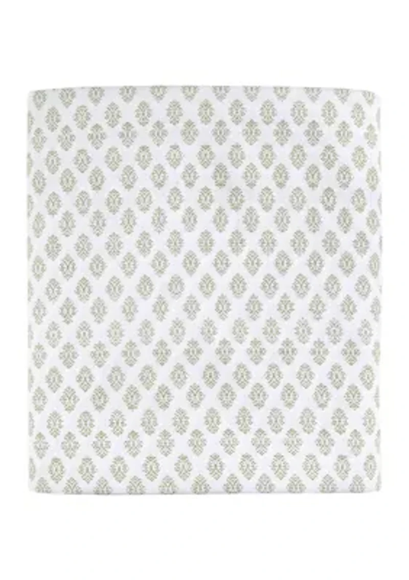 Green Geometric Sheet Set
