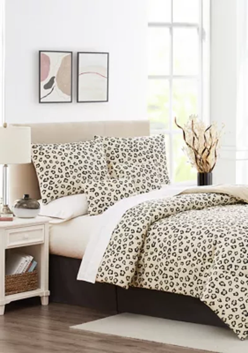 Animal Print 6 Piece Comforter Set